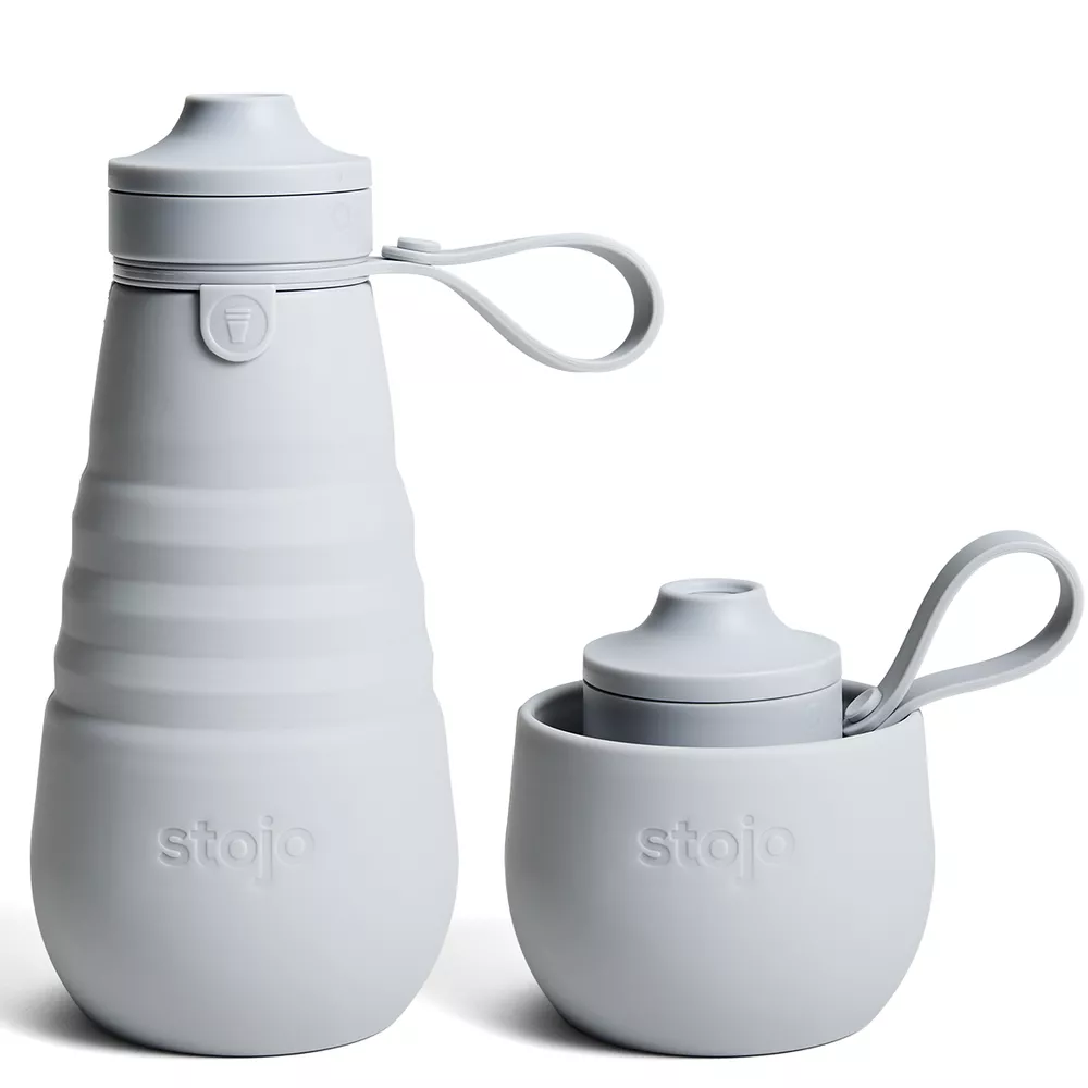 Butelka składana Stojo Sport 590ml - Kolor: Cashmire / Szare