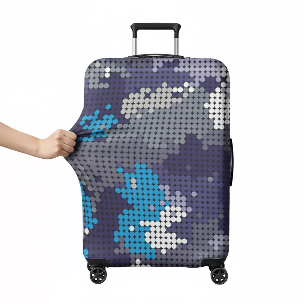 Etui pokrowiec na walizkę rozmiar L duża - Kolor: 19. dots