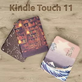 Etui Kindle 11 Touch silikonowy tył wzory