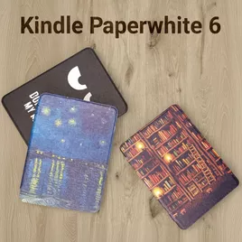 Etui Kindle Paperwhite 6 silikonowy tył 7" wzory