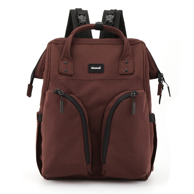 Plecak do wózka dla mam Himawari 1208 Diaper bag - Kolor: 02. brązowy