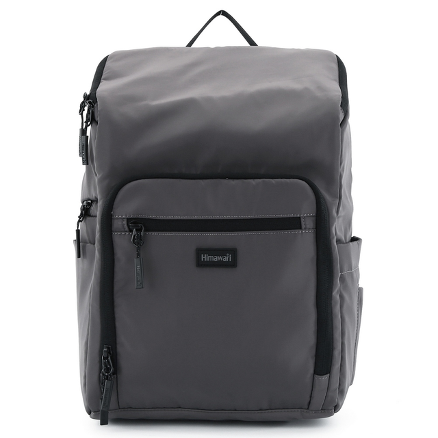 Plecak do wózka dla mam/na laptopa 14,1&quot; Himawari 1223 Diaper bag - Kolor: 05. ciemnoszary