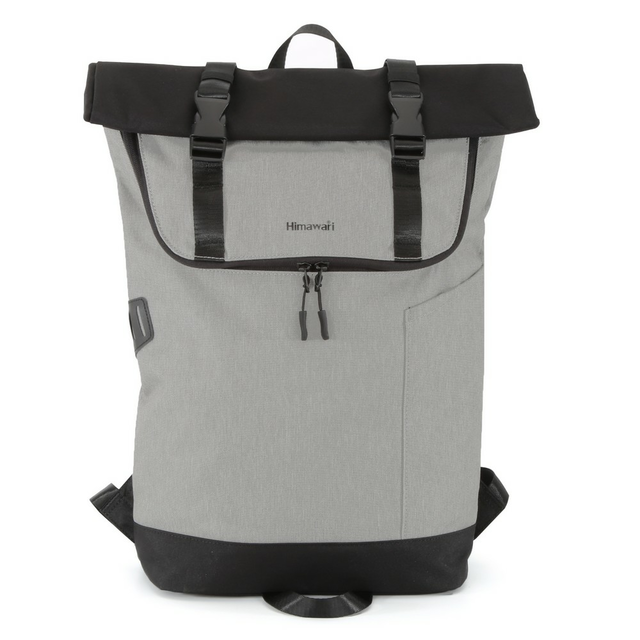 Plecak Himawari 1682 na laptopa 15,6&quot; - Kolor: 01. jasnoszary