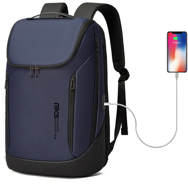 Plecak Bange BG-2517 na laptopa 15,6&quot; z USB - Kolor: granatowy