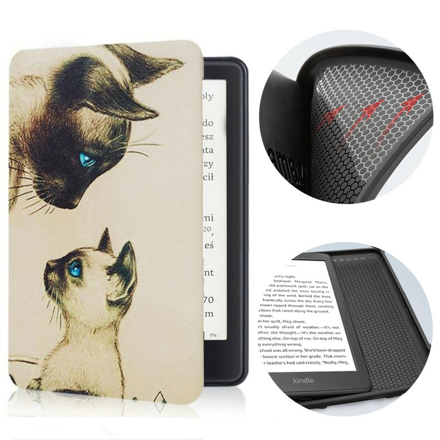 Etui Kindle Paperwhite 5 silikonowy tył 6,8&quot; wzory - Kolor: 37. Cats