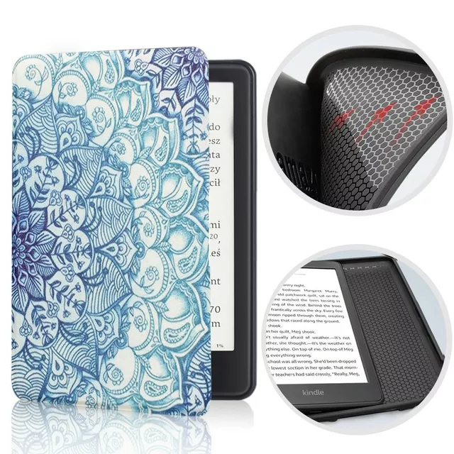 OUTLET -70% Etui Kindle Paperwhite 6 silikonowy tył 7&quot; wzory  - Kolor: 03. Mandala