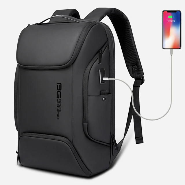 Plecak Bange na laptopa 15,6&quot; BG-7267 z USB - Kolor: czarny