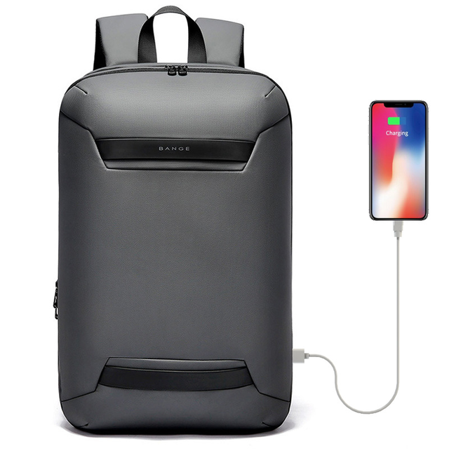 Plecak Bange na laptopa 15,6&quot; BG-7677 z USB - Kolor: szary