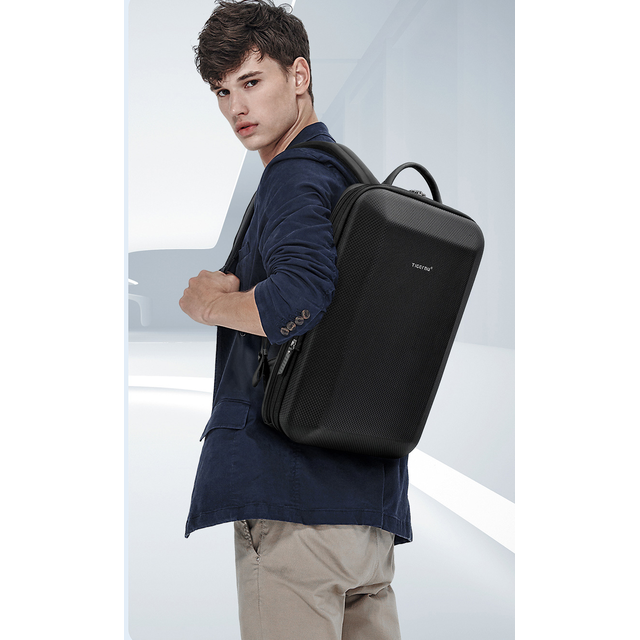 Antykradzieżowy plecak Arctic Hunter twarda skorupa na laptopa 15,6&quot; B00451 z organizerem (1)
