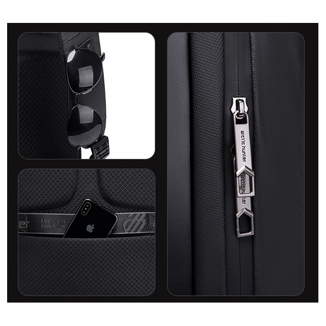 Antykradzieżowy plecak Arctic Hunter twarda skorupa na laptopa 15,6&quot; B00487