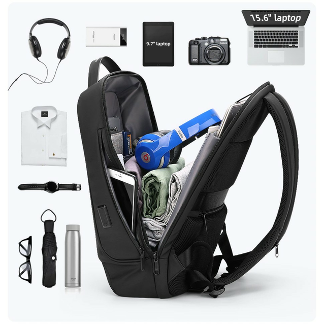 Antykradzieżowy plecak FRN na laptopa 15,6&quot; 16,4&quot; FRN7168 z USB 