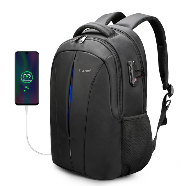 Antykradzieżowy plecak Tigernu na laptopa 15,6&quot; T-B3105-3A z USB (1)