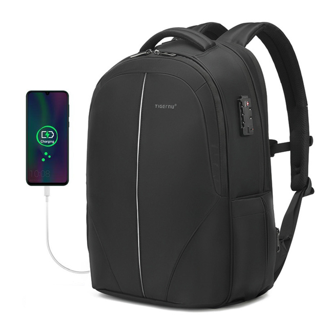 Antykradzieżowy plecak Tigernu na laptopa 17,3&quot; T-B3105-4A z USB