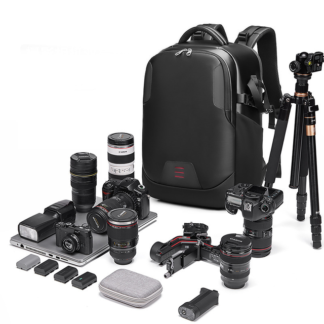 Antykradzieżowy plecak fotograficzny Outwalk 7717 na aparat + laptopa 17,3&quot; (1)