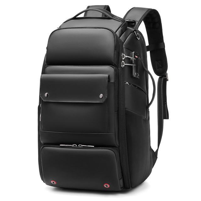 Antykradzieżowy plecak fotograficzny Outwalk 7717 na aparat + laptopa 17,3&quot;