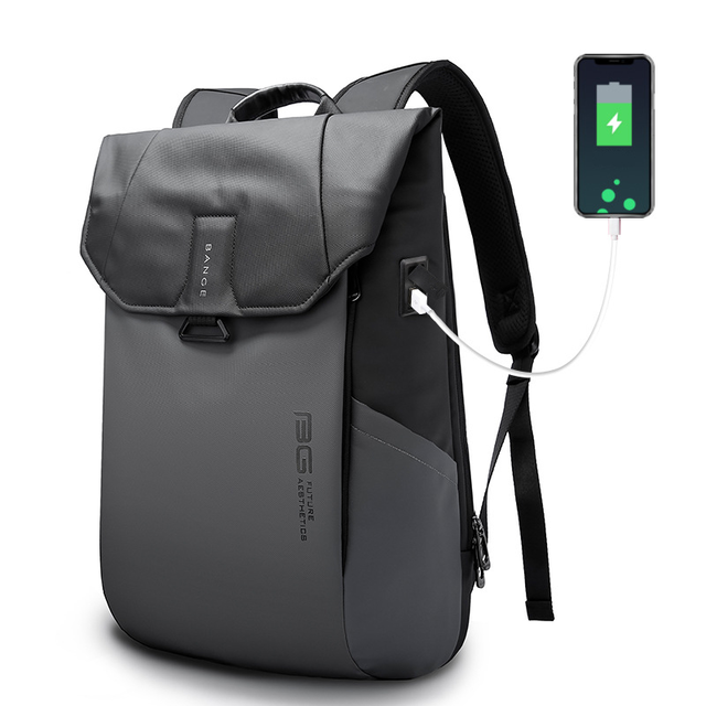 Plecak Bange BG-2575 na laptopa 15,6&quot; z USB - Kolor: szary