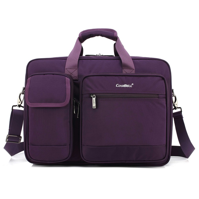 Torba Coolbell na laptopa 17,3&quot; dwukomorowa CB-5002 - Kolor: fioletowy