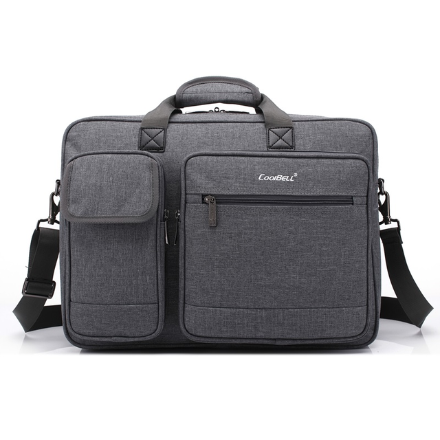 Torba Coolbell na laptopa 17,3&quot; dwukomorowa CB-5002 - Kolor: szary