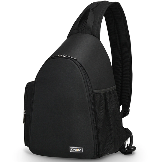 Plecak fotograficzny na jedno ramię Caden D17 na aparat - Kolor: czarny