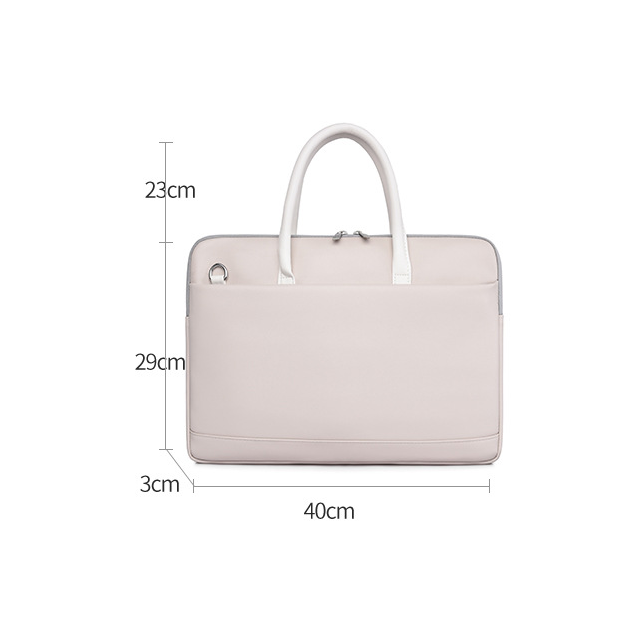 Etui/torba JQ Greta na laptopa 15,6&quot; eco skóra z paskiem