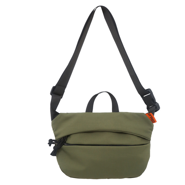 Pojemna saszetka/nerka Leshajia LS20957 - Kolor: zielony