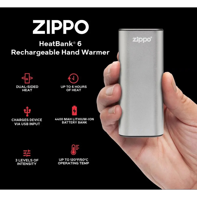 Ogrzewacz / Powerbank do rąk zippo 6
