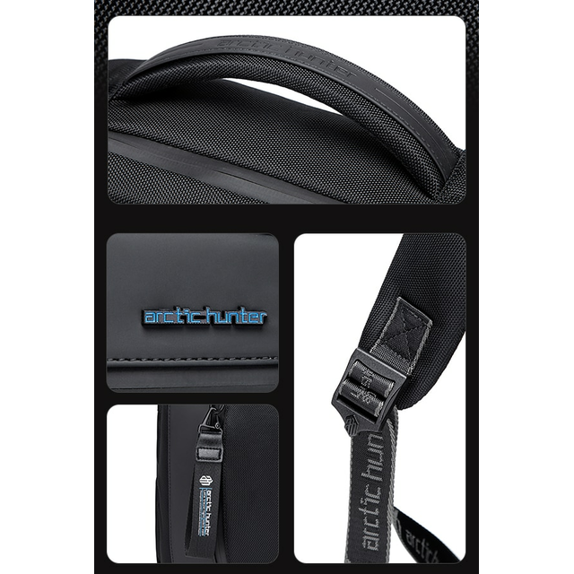 Plecak Arctic Hunter na laptopa 15,6&quot; B00477 z USB 