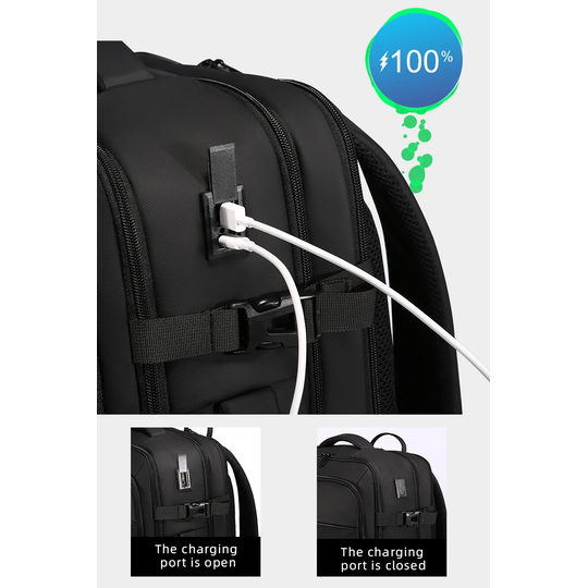Plecak FRN na laptopa 17,3&quot; 1826 bagaż podręczny z USB