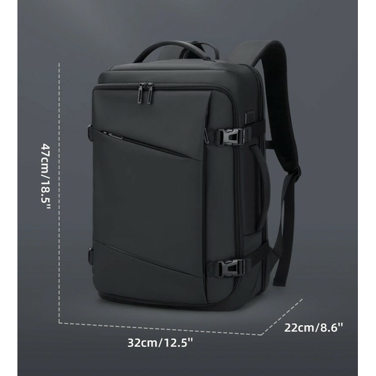 Plecak FRN na laptopa 17,3&quot; 8263 bagaż podręczny z USB