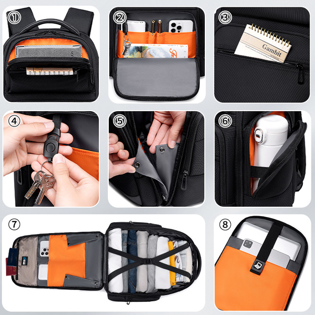 Plecak FRN na laptopa 17,3&quot; FRN2406 z USB (1)