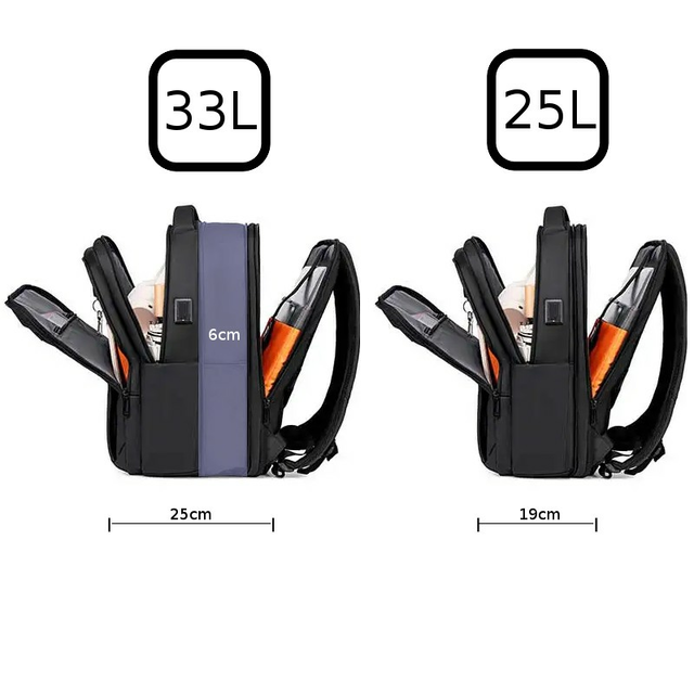 Plecak FRN na laptopa 17,3&quot; FRN3201 z USB powiększany