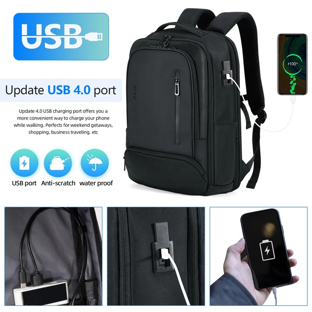 Plecak FRN na laptopa 17,3&quot; FRN5923 z USB