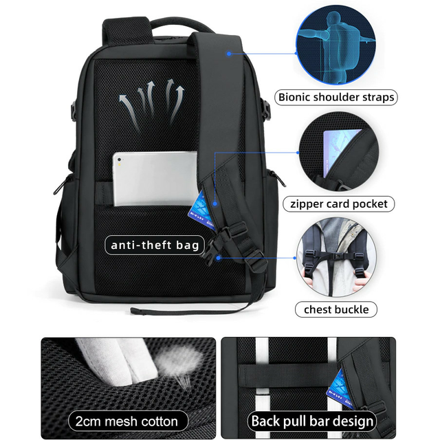Plecak FRN na laptopa 17,3&quot; FRN8322 z USB