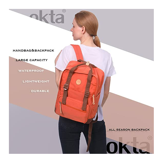 Plecak Okta 1085 na laptopa 13,3&quot; 14,1&quot; vintage
