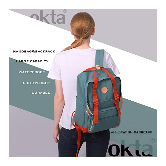 Plecak Okta 1085 na laptopa 13,3&quot; 14,1&quot; vintage