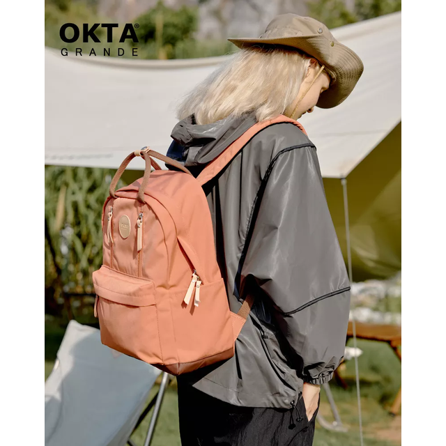 Plecak Okta Asami 1087 na laptopa 13,3&quot; 14,1&quot; vintage