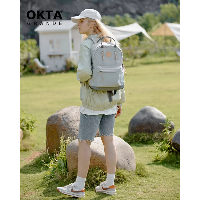 Plecak Okta Asami 1087 na laptopa 13,3&quot; 14,1&quot; vintage