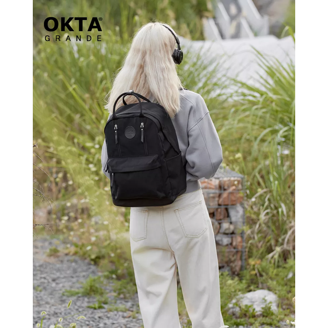 Plecak Okta Asami 1087 na laptopa 13,3&quot; 14,1&quot; vintage
