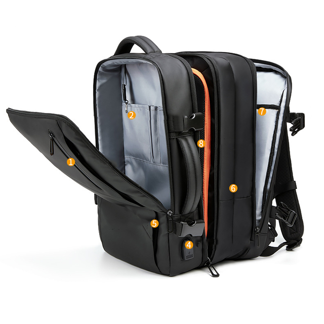 Plecak Outwalk AL1023 na laptopa 15,6&quot; bagaż podręczny z USB