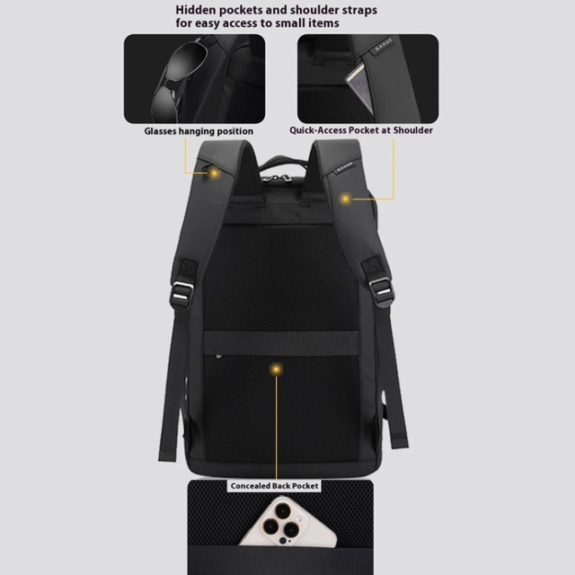 Plecak Outwalk na laptopa 15,6&quot; 7716 z miejscem na buty (1)