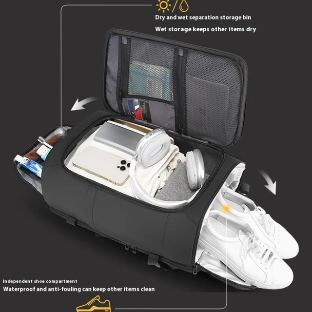 Plecak Outwalk na laptopa 15,6&quot; 7716 z miejscem na buty (1)
