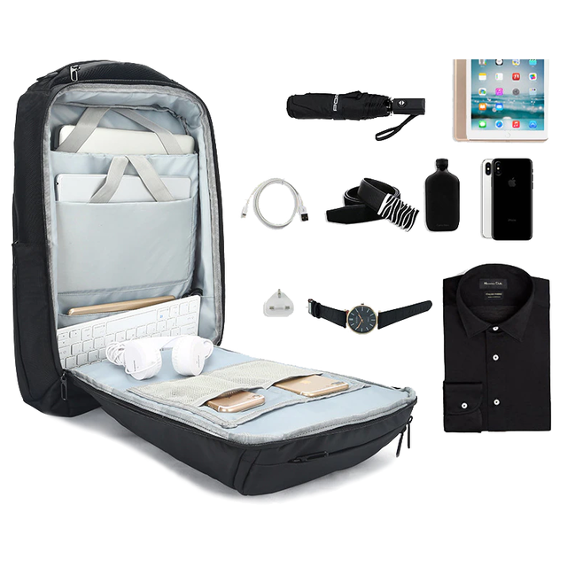 Plecak Ozuko na laptopa 17,3&quot; 9060 z USB