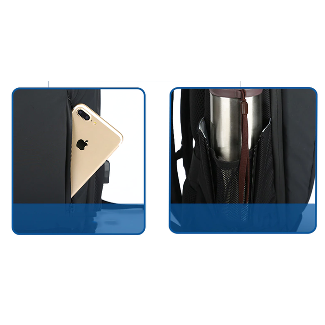Plecak Ozuko na laptopa 17,3&quot; 9060 z USB