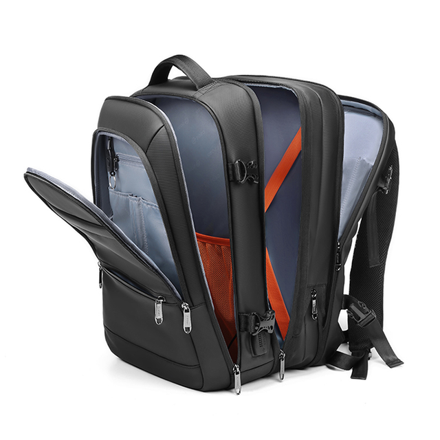 Plecak Poso na laptopa 17,3&quot; z USB bagaż podręczny PS-660