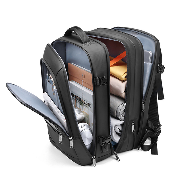 Plecak Poso na laptopa 17,3&quot; z USB bagaż podręczny PS-660