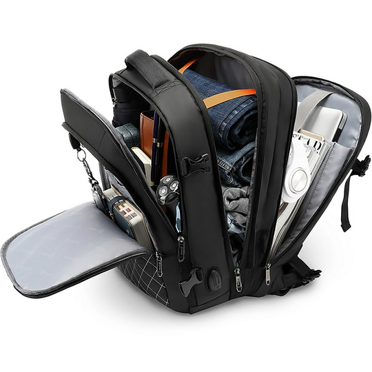 Plecak Poso na laptopa 17,3&quot; z USB bagaż podręczny PS-661
