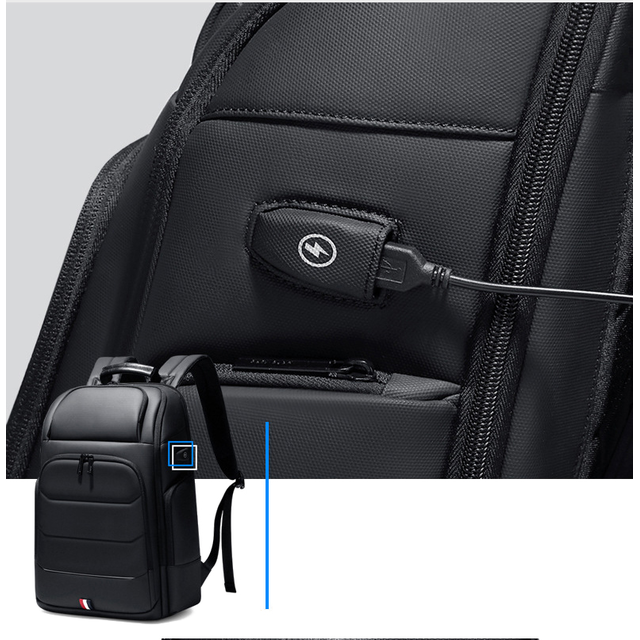 Plecak ROWE R-5029 na laptopa 15,6&quot; bardzo pojemny 39l z USB
