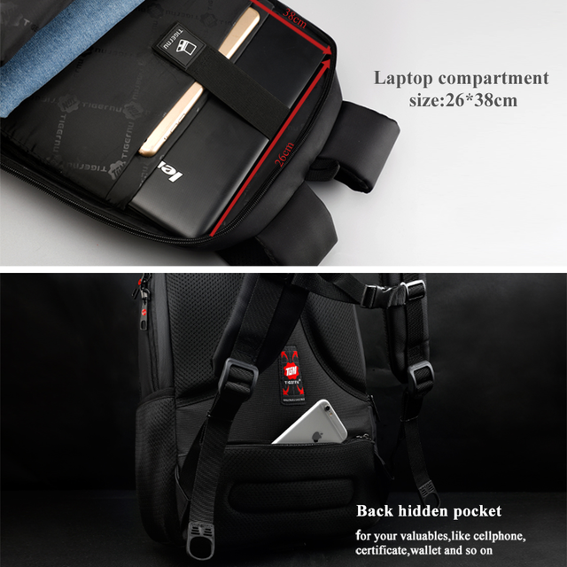 Plecak Tigernu na laptopa 15,6&quot; T-B3105