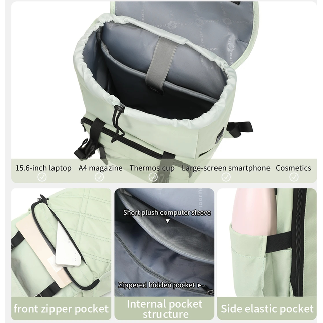 Plecak Tigernu na laptopa 15,6&quot; T-B9381 z USB