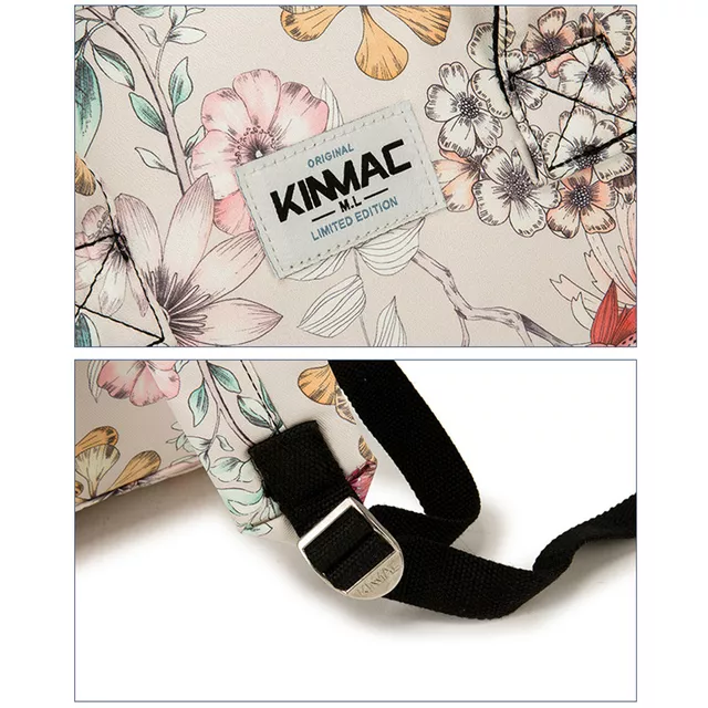Plecak damski Kinmac na laptopa 15,6&quot; wzory